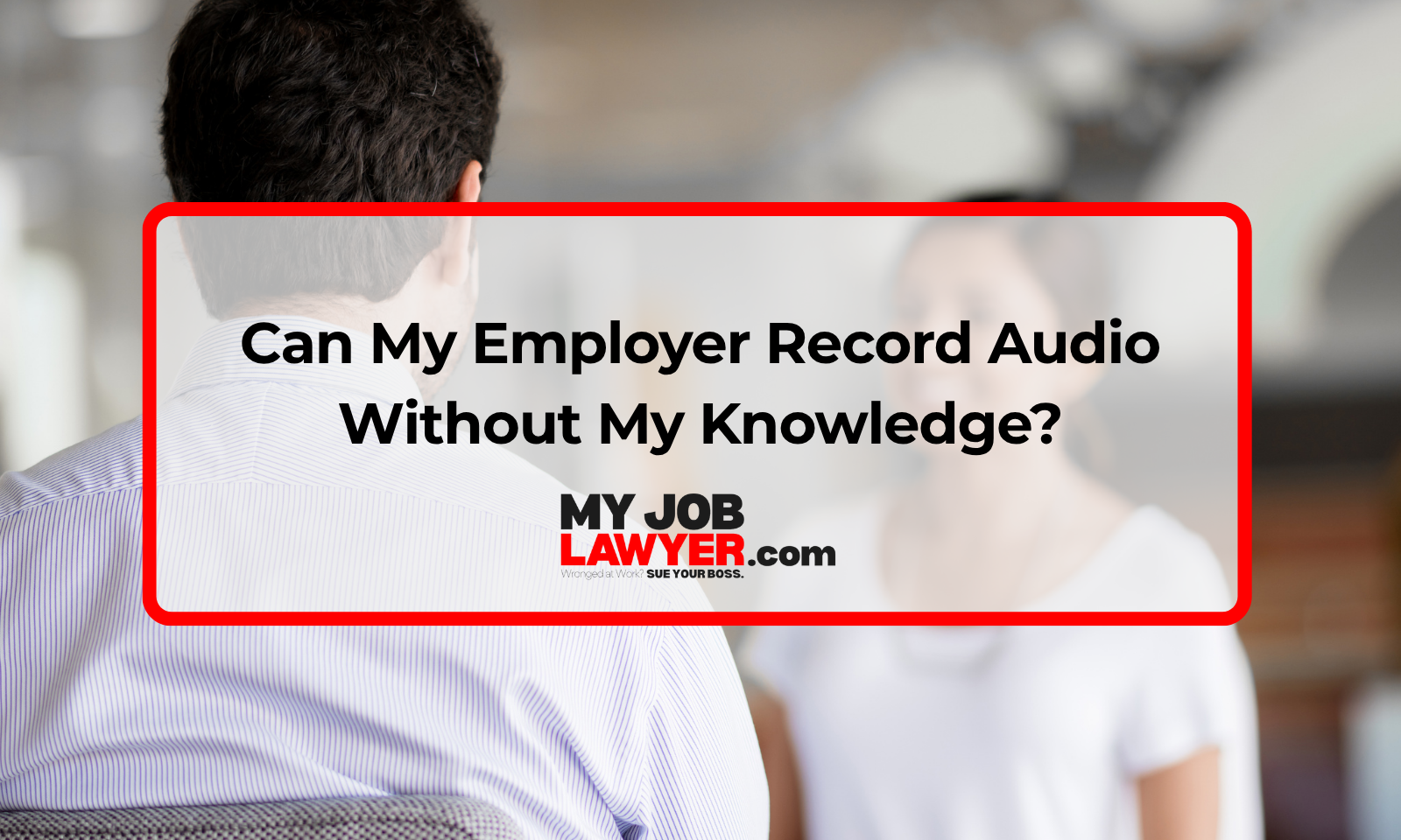 My Job Lawyer - Your Legal Rights