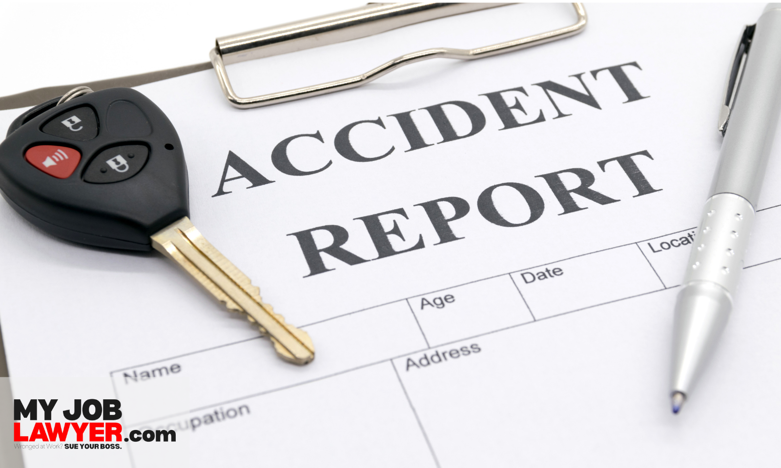 Employee completing injury report as part of steps related to How Long Do I Have to Sue for Work-Related Injuries?